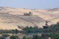 Assuan - Blick auf den Nil, das Hotel und das Aga Khan-Mausoleum