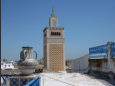 Tunis - Blick von einer Dachterrasse auf die Groe Moschee