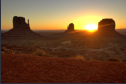 Monument Valley - Sonnenaufgang vom "View Hotel" aus