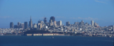 Skyline von der Nordseite der Golden Gate Bridge
