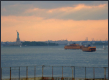 Blick von der Brooklyn Heights Promenade auf die Freiheitsstatue