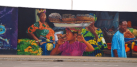 Cotonou - Graffiti-Wall