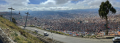 Blick von El Alto auf La Paz