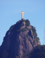 Zuckerhut - Blick auf die ca. 6 km entfernte Christusstatue
