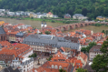 Heidelberg - Blick vom Schloss in Richtung "Alte Brcke"