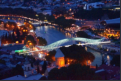 Tiflis am Abend - Friedensbrcke