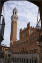 Siena - Palazzo Pubblico an der Piazza del Campo