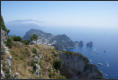 Capri - Blick vom Montesolaro auf die Faraglioni