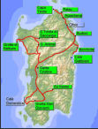 Sardinien-Karte