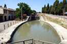 Bziers-Les cluses de Fontsrannes - Der Canal du Midi berwindet in 9 Staustufen 21,5 Meter Hhenunterschied