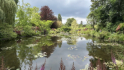 Giverny - Im Hintergrund die Japanische Brcke, ein bekanntes Motiv von Claude Monet
