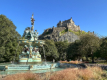Ross Fountain und Edinburgh Castle