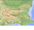 Bulgarien-Karte