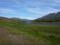 Landschaft in der Nhe des Godafoss