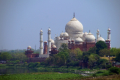 Blick vom Roten Fort auf das Taj Mahal