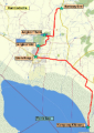 Reiseroute Kambodscha