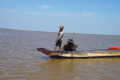 Fischer auf dem Tonle Sap See