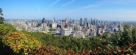 Kondiaronk Belvedere auf dem Mont Royal - Blick auf die Stadt