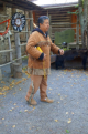 Unser Guide im Huronen-Dorf Wendake