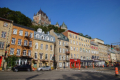 Blick von der Unterstadt auf das Chteau Frontenac