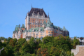 Blick von der Unterstadt auf das Chteau Frontenac