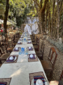 Home Mai Restaurant am Wasserfall - Eine wunderschne Kulisse fr unser Mittagessen