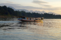 Sonnenuntergang auf dem Mekong