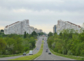 Tor von Chișinău - Einfallstrae aus Richtung Flughafen