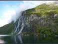 Geirangerfjord - Wasserfall "Die sieben Schwestern"