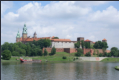 Der Wawel-Hgel, der sich sdlich der Altstadt an der Weichsel erhebt. Er umfasst die Kathedrale und das Schloss Zamek Krlewski