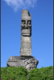 Westerplatte - Hier begann am 1. September 1939 der 2. Weltkrieg. Das Denkmal erinnert an die polnischen Verteidiger der Westerplatte, einer Halbinsel an der Ostsee nrdlich von Danzig