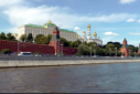 Fahrt auf der Moskwa - Blick auf den Kreml