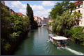 Am Ljubljanica-Fluss