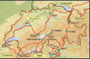Schweiz - Karte