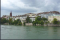 Blick ber den Rhein auf den Mnster