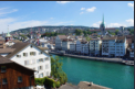 Blick vom Lindenhof auf die Limmat