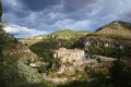 Blick auf den Parador de Cuenca