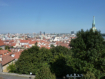 Blick vom Burgberg auf die Stadt