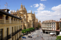 Segovia - Blick vom Hotel auf die Kathedrale