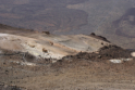 Teide - Blick hinunter am Rckweg vom Gipfel