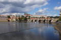 Blick ber die Moldau zur Karlsbrcke und zum Hradschin