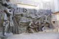 Skulptur der Vaterlandshelden im Memorialkomlpex