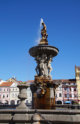 Budweis - Namesti Premysla Otakara II. - Samsonbrunnen