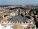 Ausblick von der Kuppel des Petersdoms