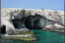 Agia Napa - Von diesem Felsen strzte sich Chris in die Tiefe
