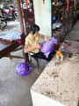 Hoi An - Seidenspinnerei und Seidenstickerei