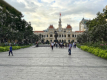 Ho-Chi-Minh-Statue vor dem Rathaus