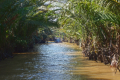 Bootsfahrt auf einem Nebenfluss des Mekong